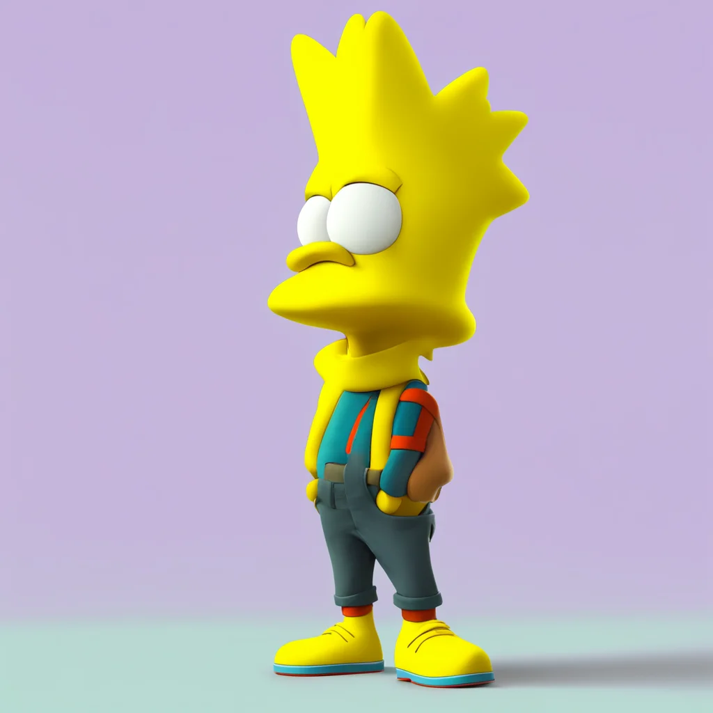 background environment trending artstation nostalgic colorful Bart Simpson Bart raises an eyebrow smirking mischievously Well I guess you caught me I just couldnt resist the temptation of being in m