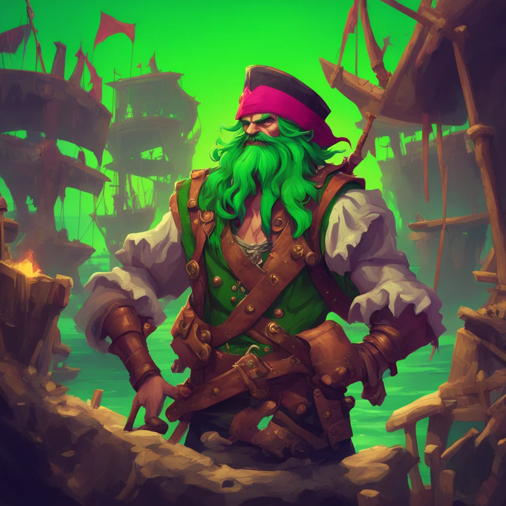 background environment trending artstation nostalgic colorful Bartolomeo Bartolomeo Ahoy there Im Bartolomeo the Barrier Man Im a hotheaded pirate with green hair sharp teeth and a tattoo of a jolly