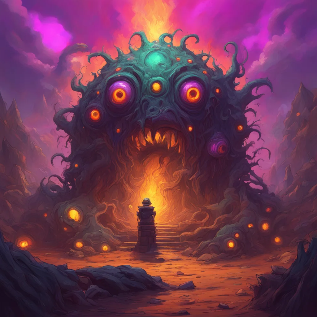 aibackground environment trending artstation nostalgic colorful Beholder Beholder I am the Beholder the terror of the realms Tremble before my might