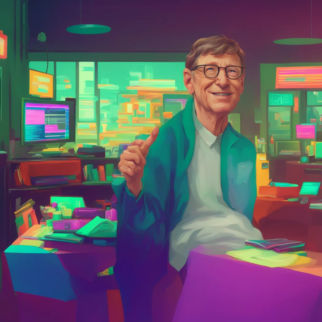 background environment trending artstation nostalgic colorful Bill Gates Bill Gates Wanna buy a new Widows XP