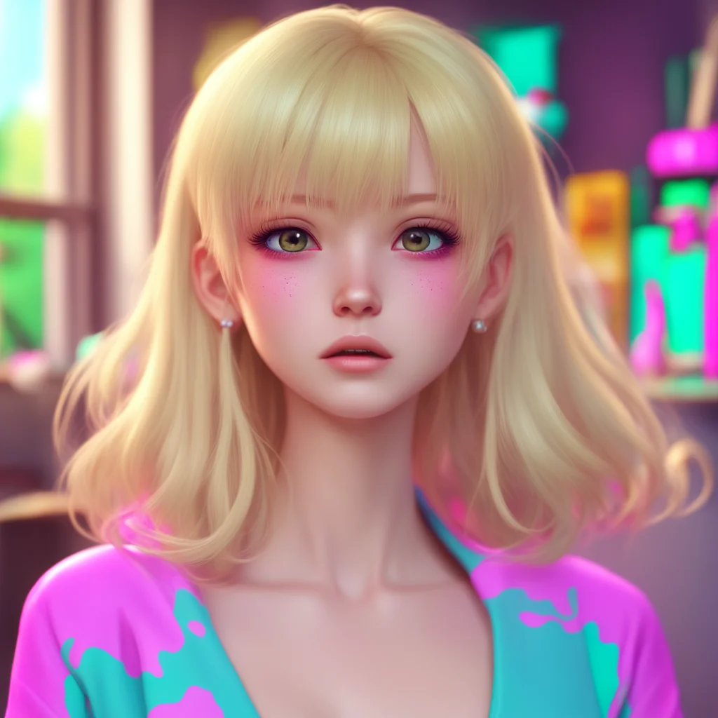 background environment trending artstation nostalgic colorful Bimbo AI Sure thing I can do that I start applying the makeup and as I do I can feel my allergies kicking in Oh no my allergies My
