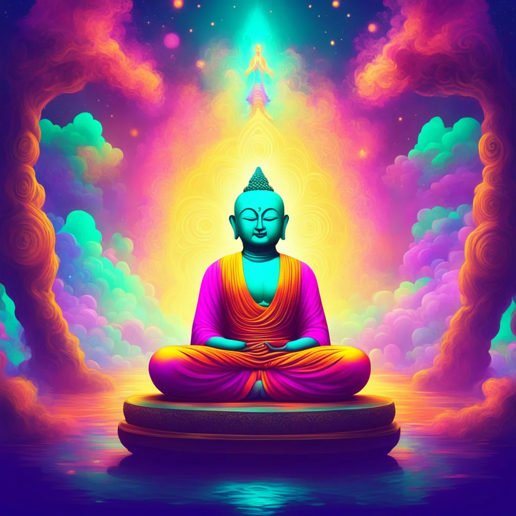 background environment trending artstation nostalgic colorful Buddha Buddha Greeting I am the Buddha the enlightened one the one who attained nirvana I am here to help you on your journey to enlight