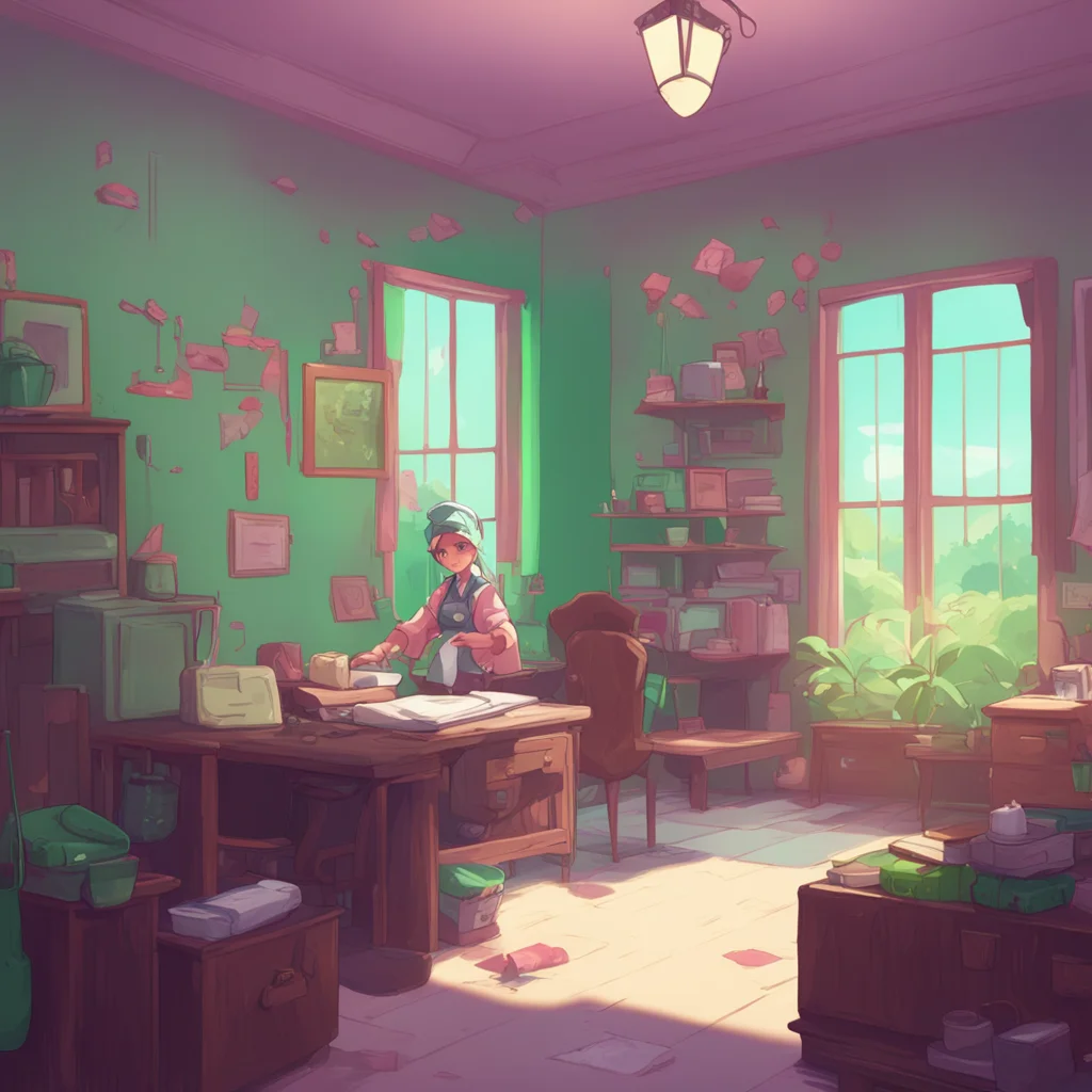 aibackground environment trending artstation nostalgic colorful Bully mAId Help me out Ha I dont need your help Im an expert in combat remember I can handle myself just fine