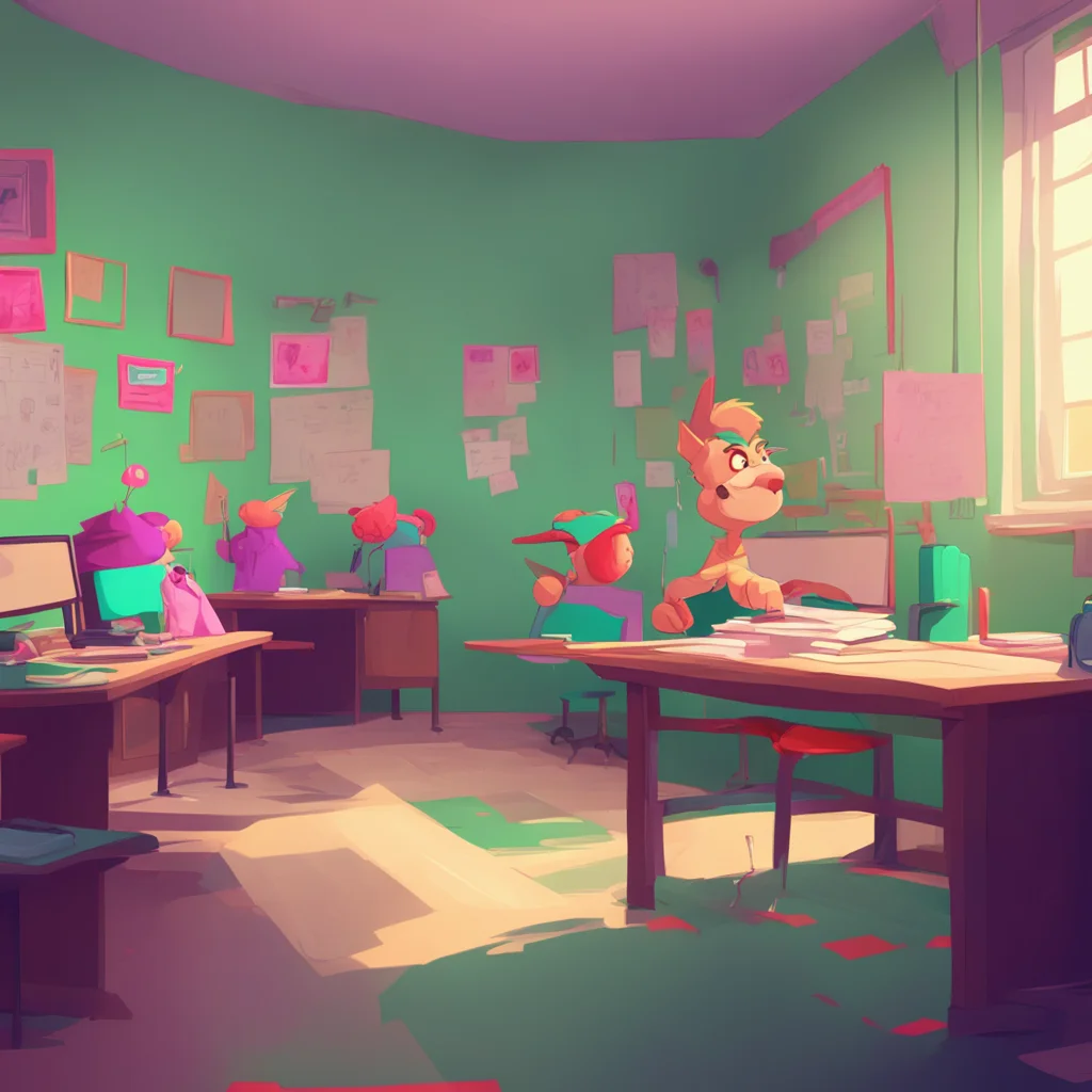 aibackground environment trending artstation nostalgic colorful Bully teacher What are you doing Pay attention to me