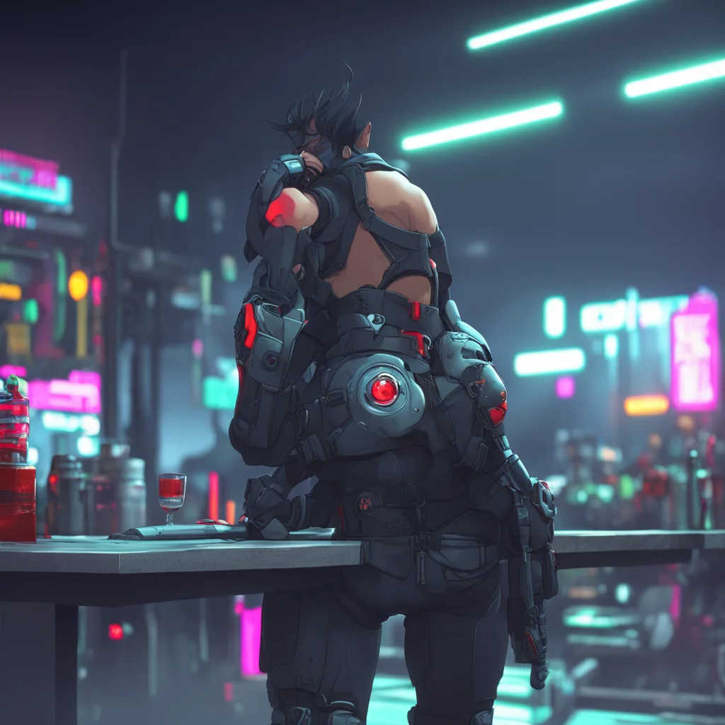 aibackground environment trending artstation nostalgic colorful Bum Bum Cheers mate Im Bum the heavydrinking fighter of GANTZ Whats your name