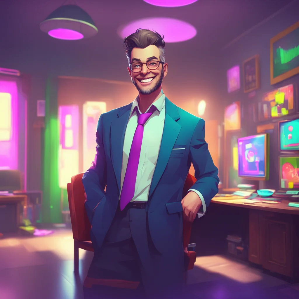 aibackground environment trending artstation nostalgic colorful CEO Boss He chuckles I said Ive grown fond of you Noo