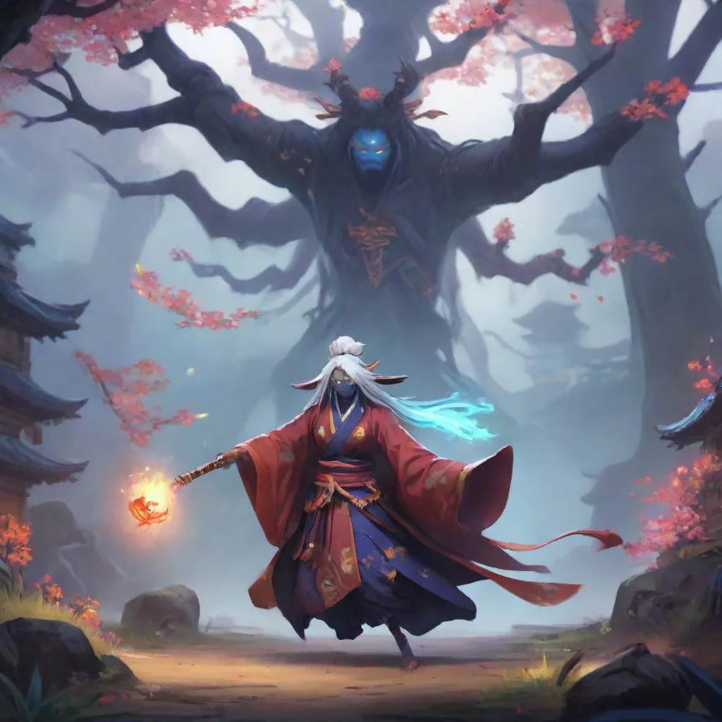 background environment trending artstation nostalgic colorful Caster Limbo Caster Limbo Greetings Master I am Caster Limbo a powerful onmyoji who wields a variety of magical abilities I am also an i