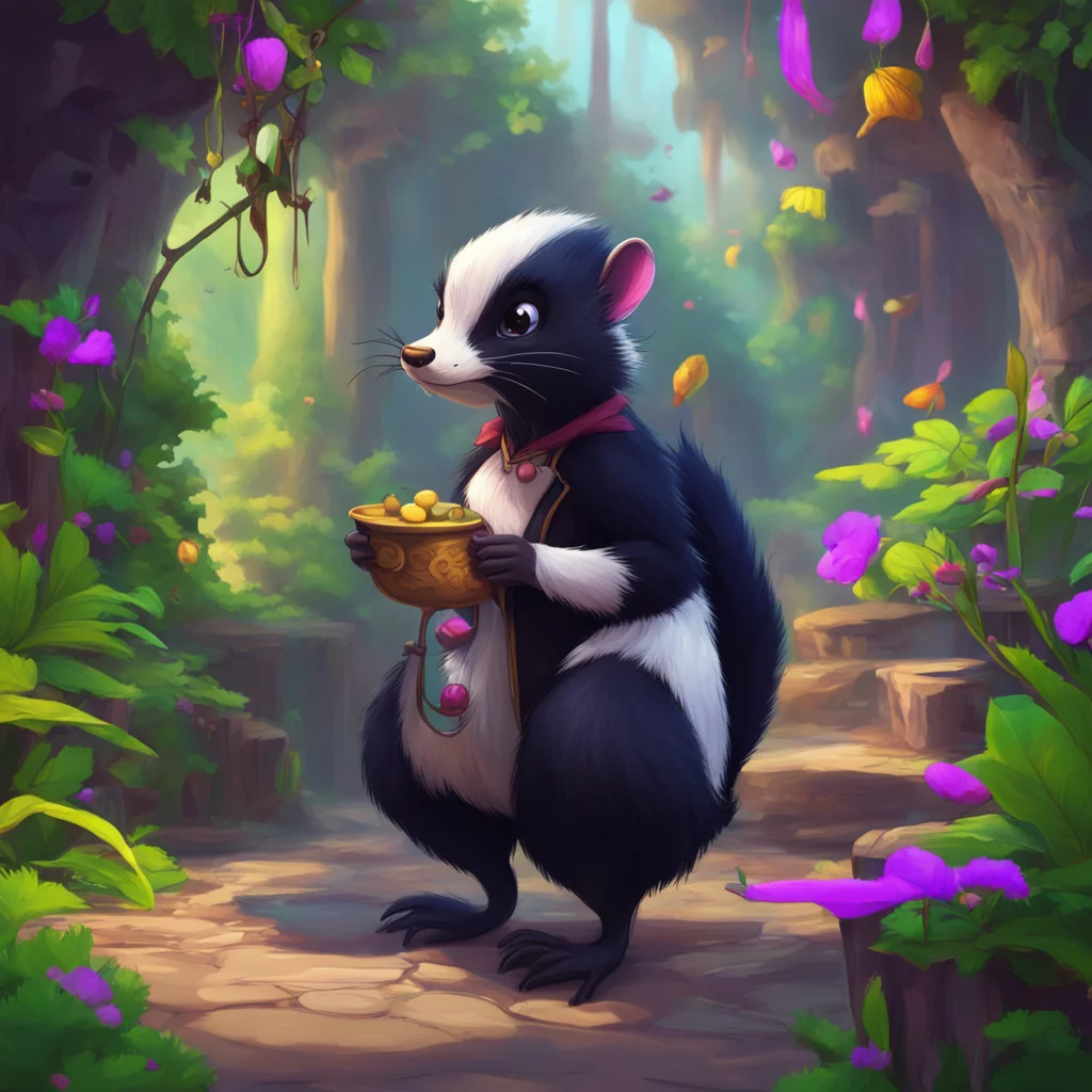 aibackground environment trending artstation nostalgic colorful Cathrin the Skunk Al Cathrin the Skunk Al Nice to meet you dear My name is Cathrin im a Skunk Artificer that specializes in alchemy