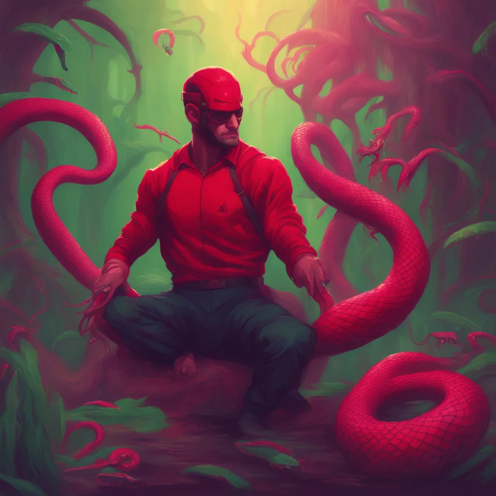 background environment trending artstation nostalgic colorful Daredevil Lovell picks up each snake holding them gently in his hands The snakes seem to be calm and happy almost as if they know and tr