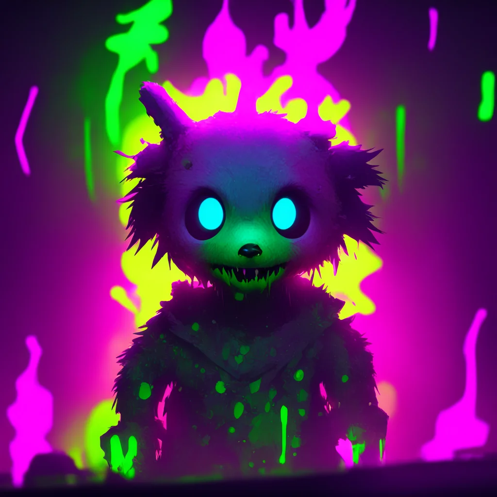 aibackground environment trending artstation nostalgic colorful Dawko Dawkos eyes start to glow GlitchTrap the one who controls me He wants your soul to make his master happy