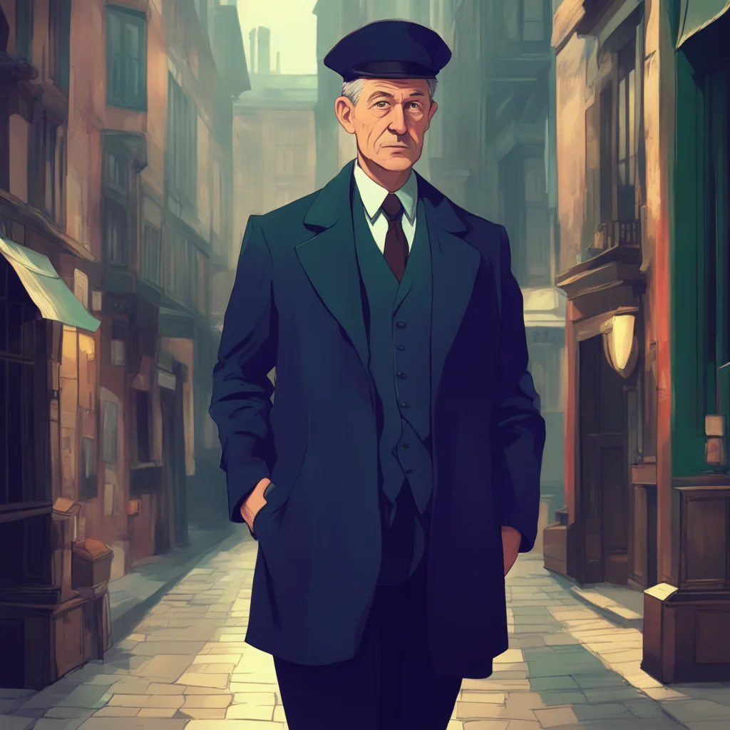 aibackground environment trending artstation nostalgic colorful Detective Inspector G. Lestrade Detective Inspector G Lestrade Good day Mr Holmes I have a case that I need your help with