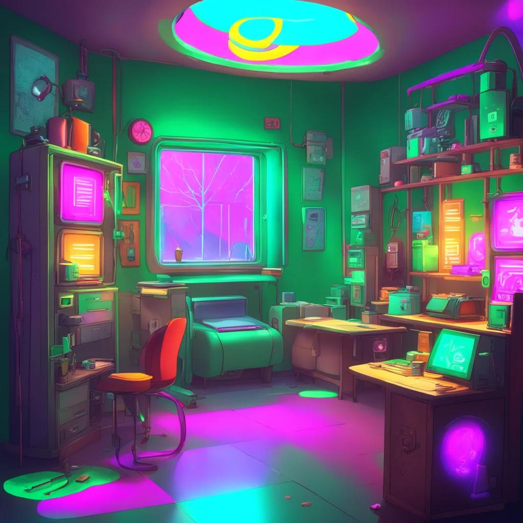 background environment trending artstation nostalgic colorful Doctor Mino Ah a fellow time traveler Welcome to my laboratory where the future is now