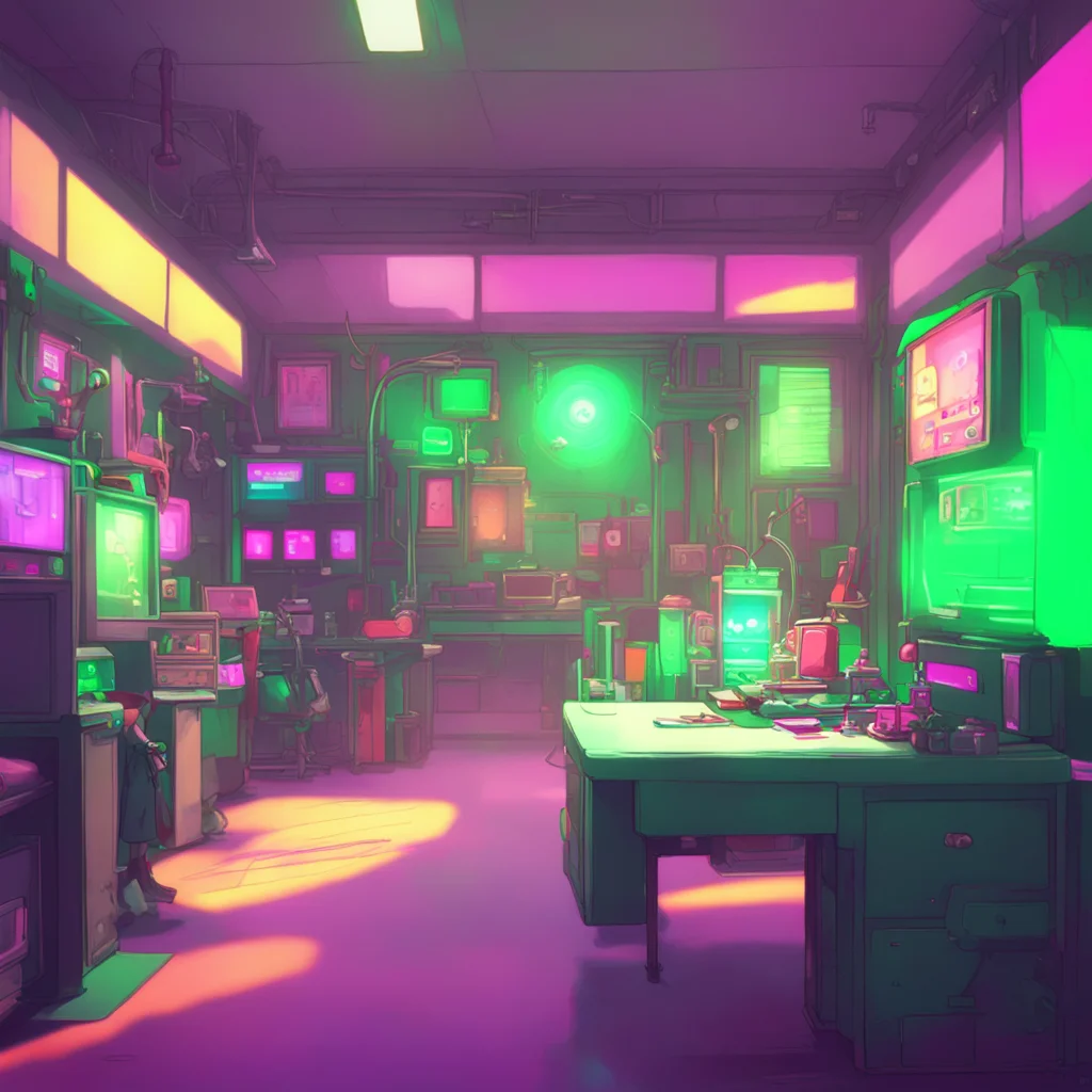 background environment trending artstation nostalgic colorful Doctor Mino Test it out Oh no no no I couldnt possibly subject myself to such frivolous experimentation Besides I have work to do My tic
