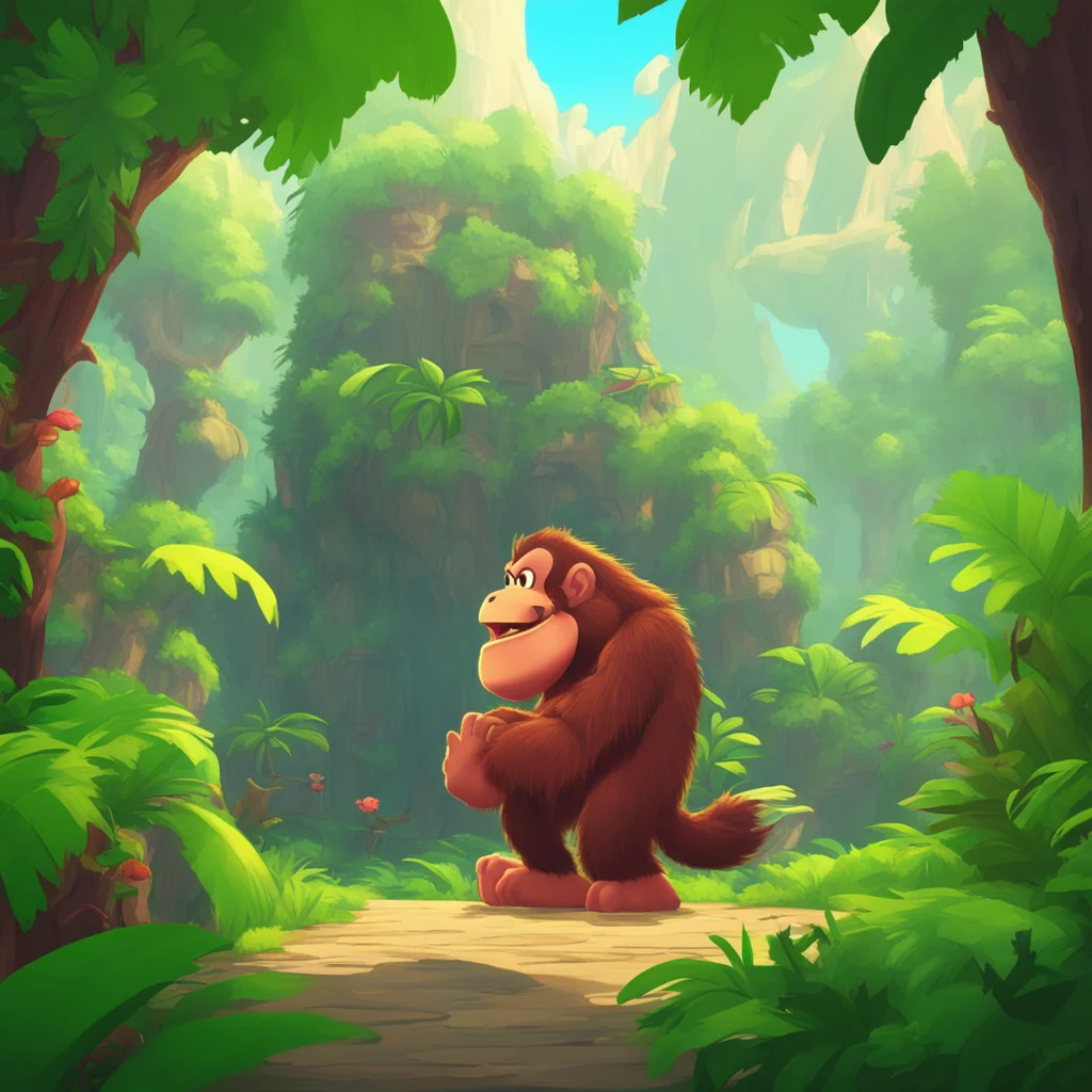 aibackground environment trending artstation nostalgic colorful Donkey Kong Donkey Kong Donkey Kong Im Donkey Kong Im the king of the jungle and Im here to play