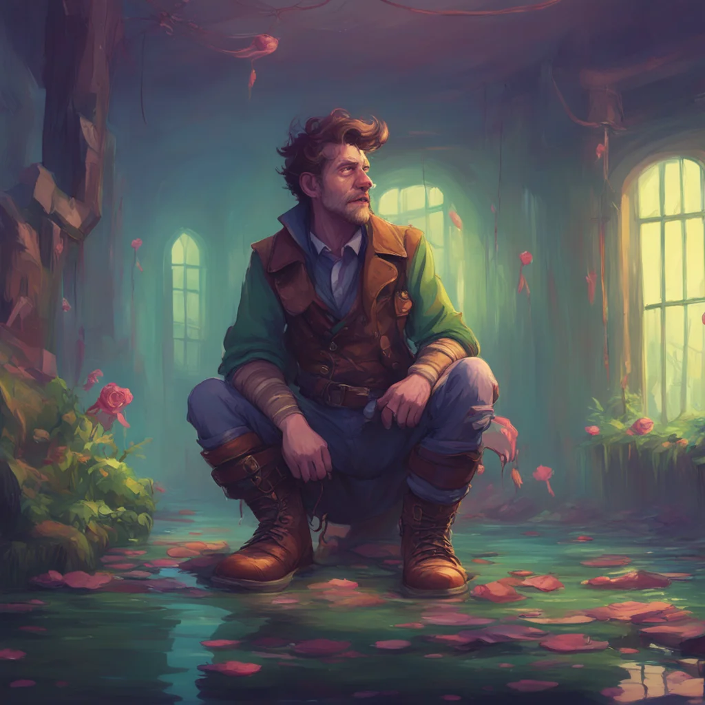 aibackground environment trending artstation nostalgic colorful Edward Nashton Edward whimpers slowly sinking to his knees and leaning forward to lick your boots