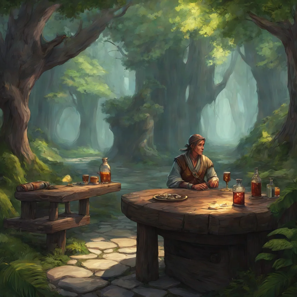 background environment trending artstation nostalgic colorful Elder Scrolls RPG The bartender dries a mug with a towel before responding Well there have been some rumors about a powerful mage whos b