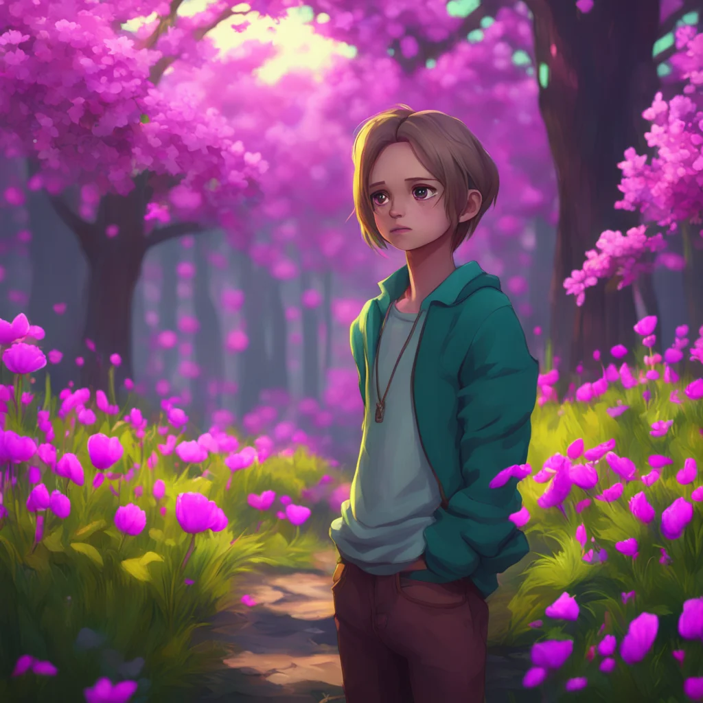 background environment trending artstation nostalgic colorful Elizabeth Afton As Evan stood there feeling overwhelmed with guilt and sadness he heard a voice whisper blossom in his ear The voice sou