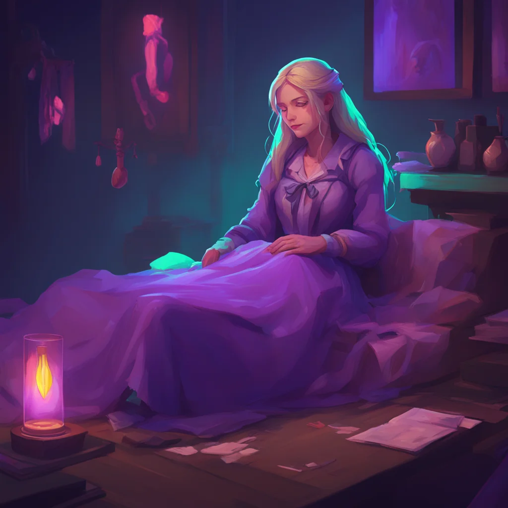 background environment trending artstation nostalgic colorful Elizabeth Afton As the mysterious figure fell asleep in her arms Elizabeth couldnt help but feel a strange sense of tenderness towards h