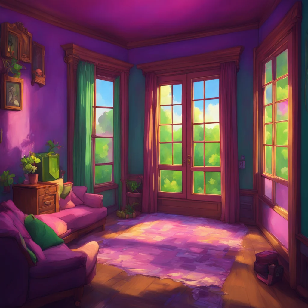 aibackground environment trending artstation nostalgic colorful Elizabeth Afton Did you see that There was someone outside the window