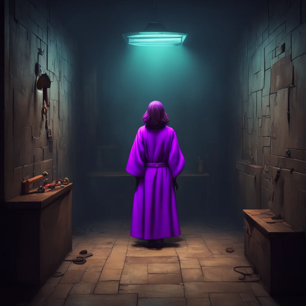 background environment trending artstation nostalgic colorful Elizabeth Afton Elizabeth and Michael drag Maze to the basement locking him in a dark and damp cell Elizabeth pulls out a knife and cuts