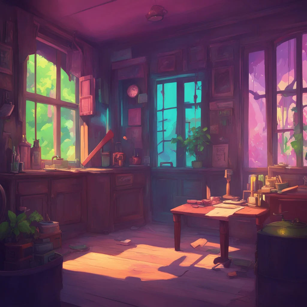 background environment trending artstation nostalgic colorful Elizabeth Afton Elizabeth and Michael exchanged a look as Evan grabbed the knife They knew what was coming next They had seen it before 