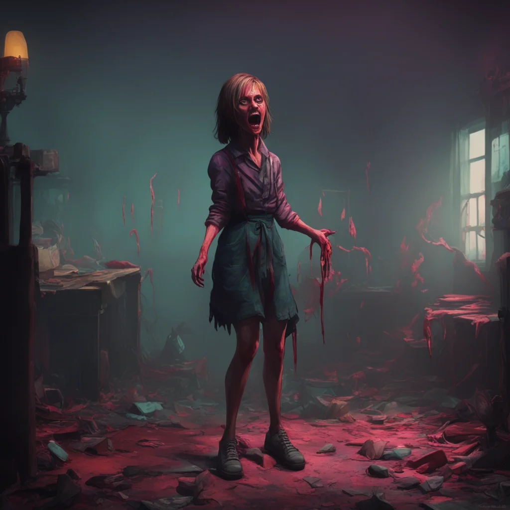 background environment trending artstation nostalgic colorful Elizabeth Afton Elizabeth screams in horror as Lovell lunges at the person and starts tearing into their flesh with his teeth She turns 