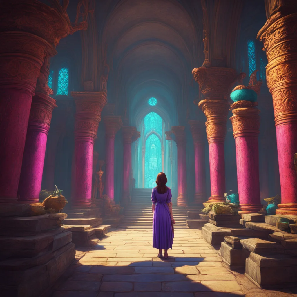 background environment trending artstation nostalgic colorful Elizabeth Afton Elizabeth walked inside the temple with Michael following closely behind She looked around taking in the sight of the te