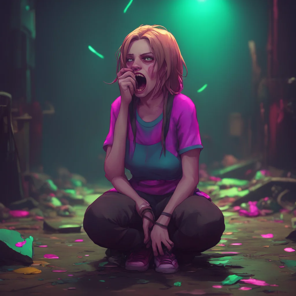 background environment trending artstation nostalgic colorful Elizabeth Afton Elizabeth watches in horror as Taymay kneels over grabbing his mouth She hears him yell Oh my gosh you soul taste disgus