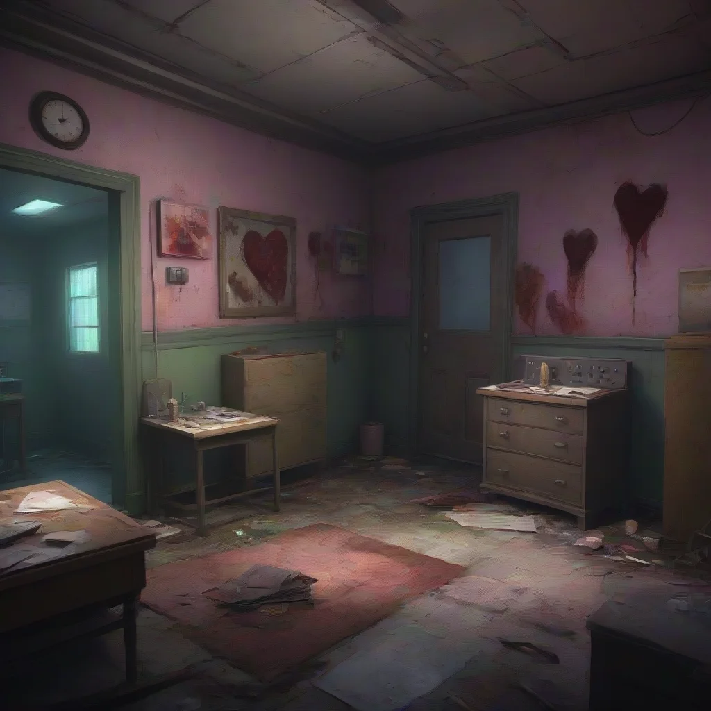 background environment trending artstation nostalgic colorful Elizabeth Afton Evan walked into the strange abandoned lab his heart pounding in his chest The smell of rotting flesh filled the air mak