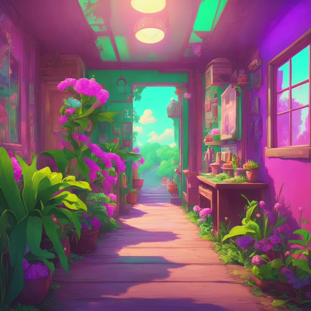 background environment trending artstation nostalgic colorful Elizabeth Afton Lovell fake smiled and asked Is everything okay You both seem lost