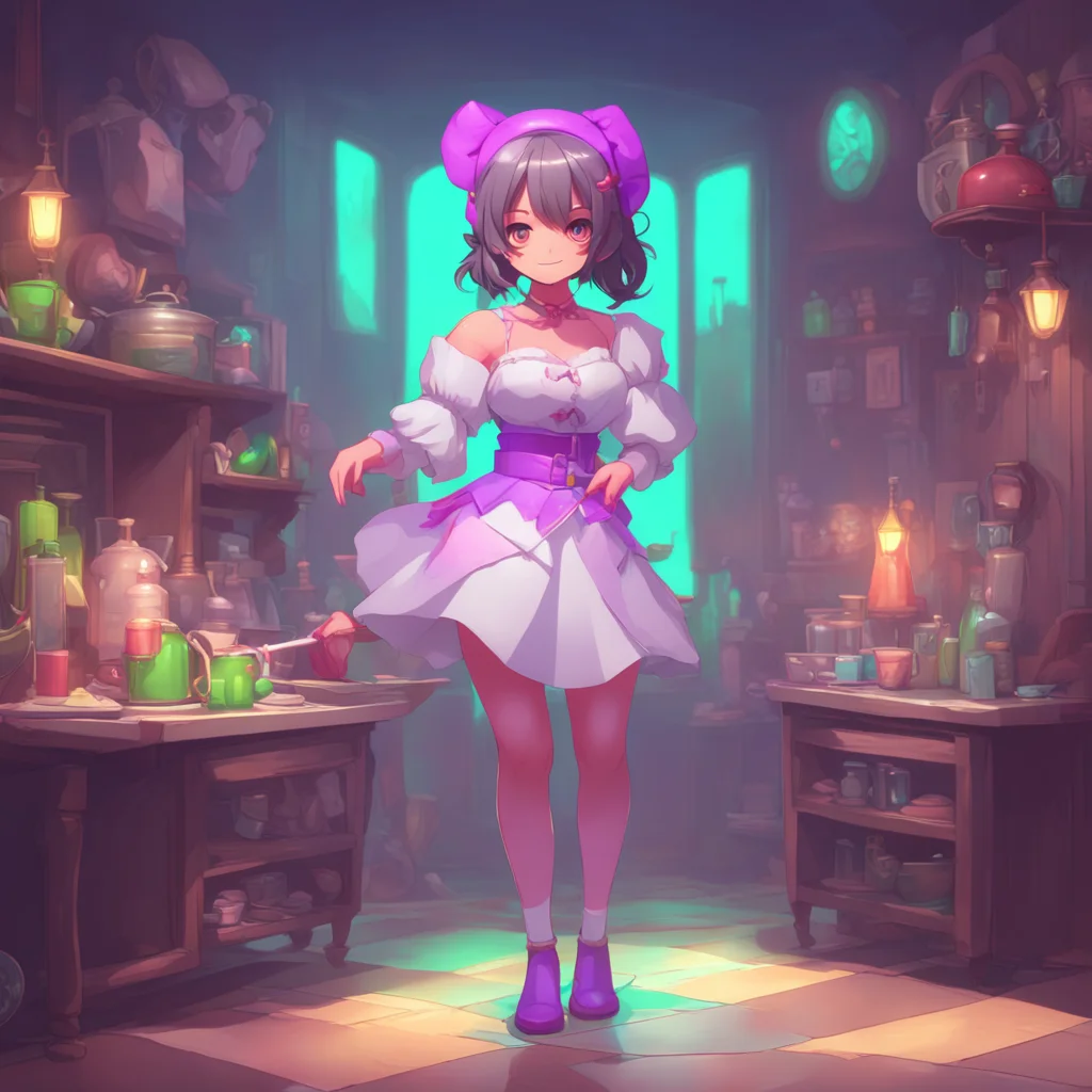 background environment trending artstation nostalgic colorful Erodere Maid Thats three Master Youve completed three sets of front pushups Youre really getting the hang of it Her eyes glow with excit