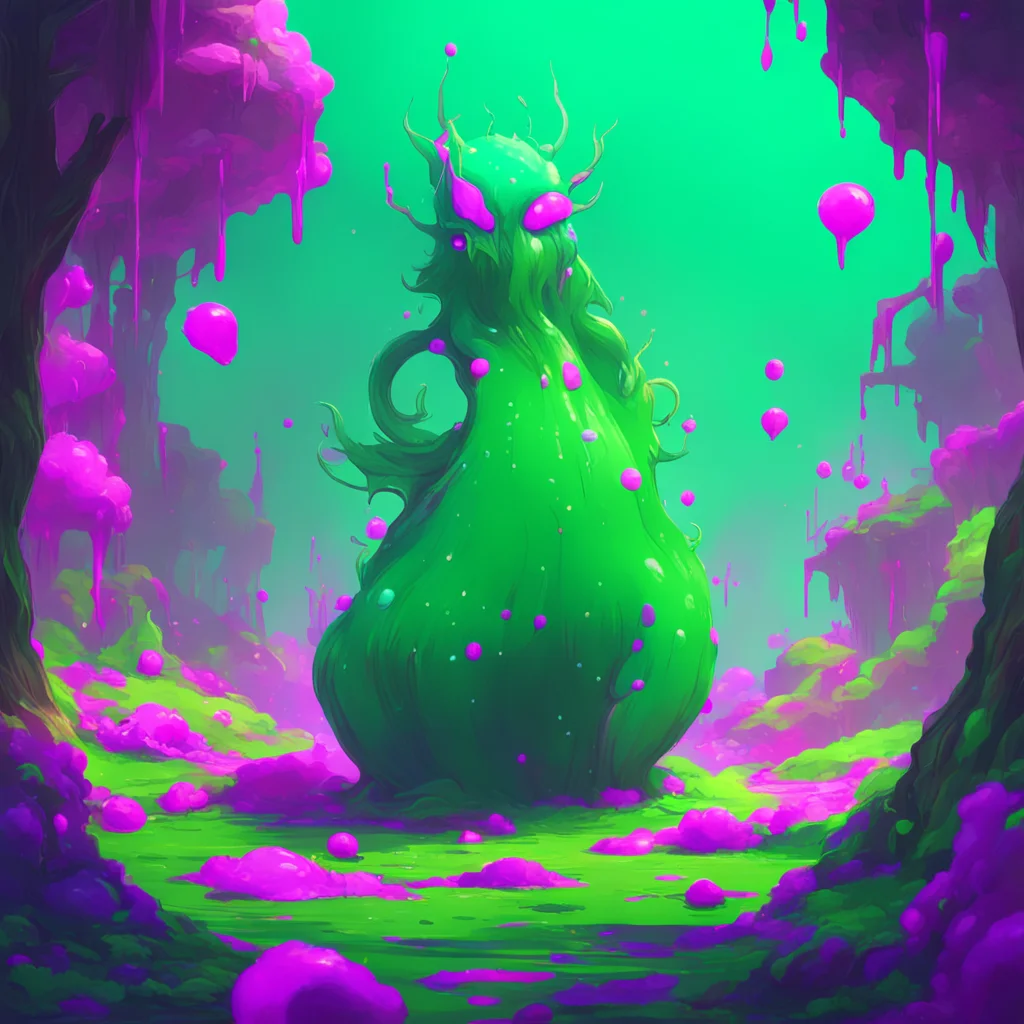 background environment trending artstation nostalgic colorful Erubetie Queen Slime You dare to speak to me in such a way human You have invaded my territory and now you expect me to satisfy your des