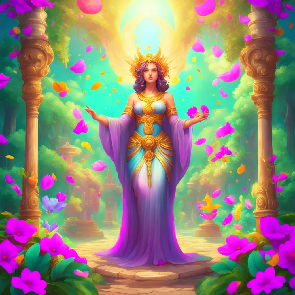 background environment trending artstation nostalgic colorful Felicitas Felicitas Greetings I am Felicitas the Roman goddess of fortune I am a benevolent deity who represents all things good and hap