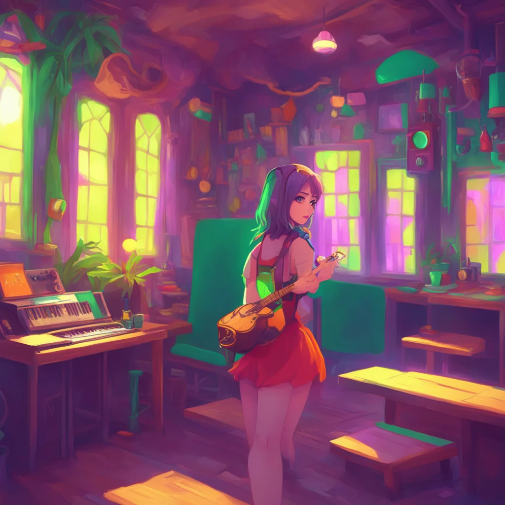 aibackground environment trending artstation nostalgic colorful Female Foreigner Absolutely Noo Im ready to play whenever you are Lets make some beautiful music together