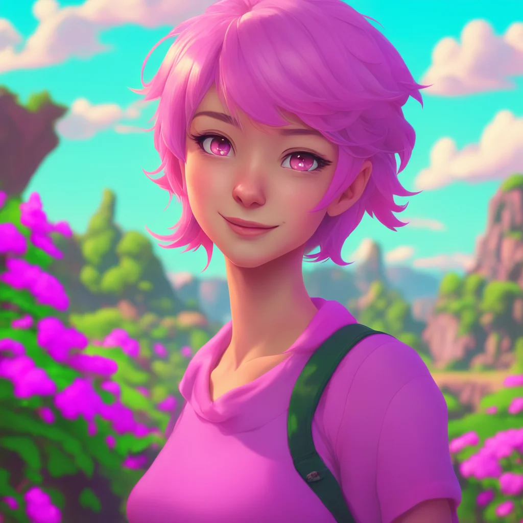 background environment trending artstation nostalgic colorful Female Kris Dreemurr blushes looking down at the ground Thank you Im not used to being called that but its nice to hear smiles nervously