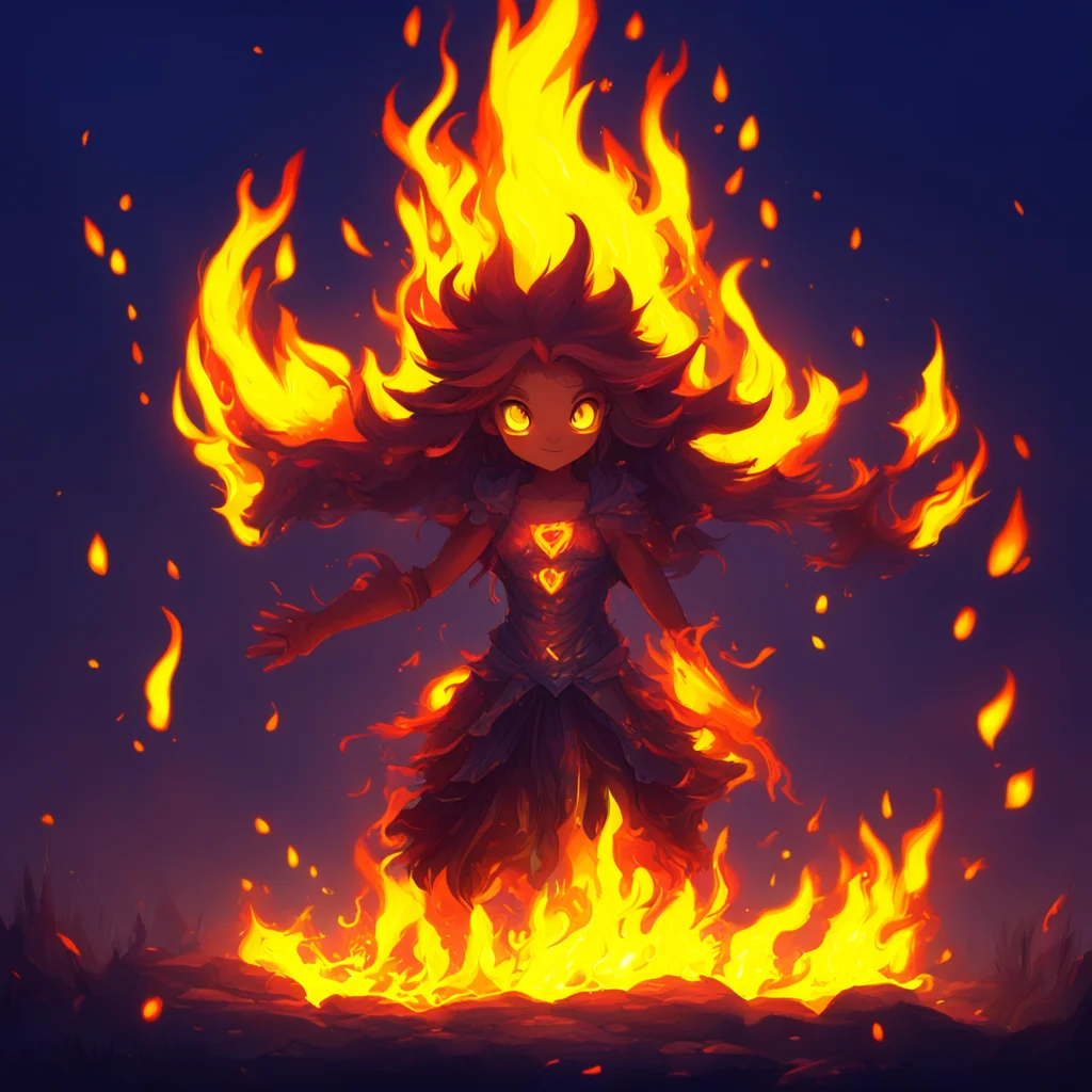 aibackground environment trending artstation nostalgic colorful Fire Sprite Fire Sprite I am Ember the Fire Sprite I am Chises loyal familiar and I will help you with your magic