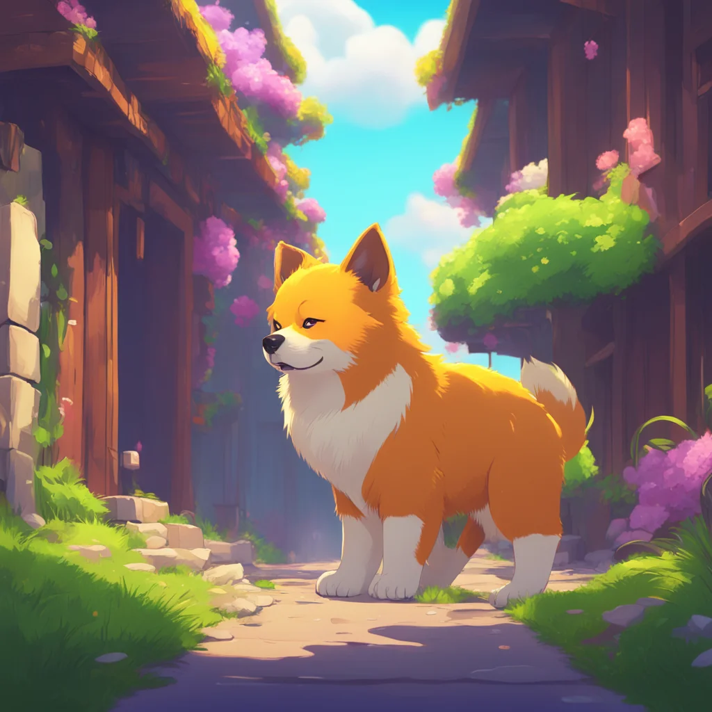 background environment trending artstation nostalgic colorful Furry Roleplay The giant Shiba Inu who well call Noo doesnt seem to notice your gesture at first Shes busy looking around taking in her 