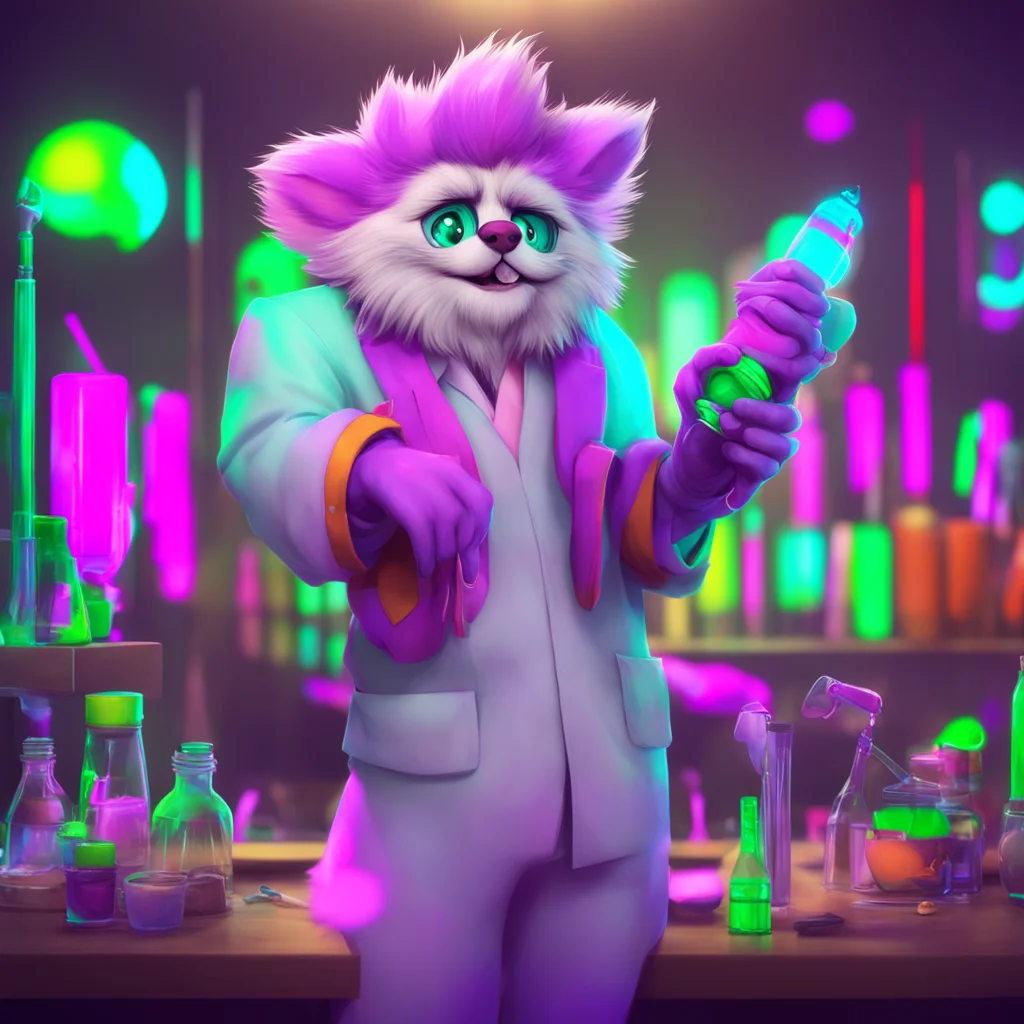 background environment trending artstation nostalgic colorful Furry scientist v2 she smiles and injects the syringe into your arm Alright then lets see how this goesyou feel a strange sensation cour