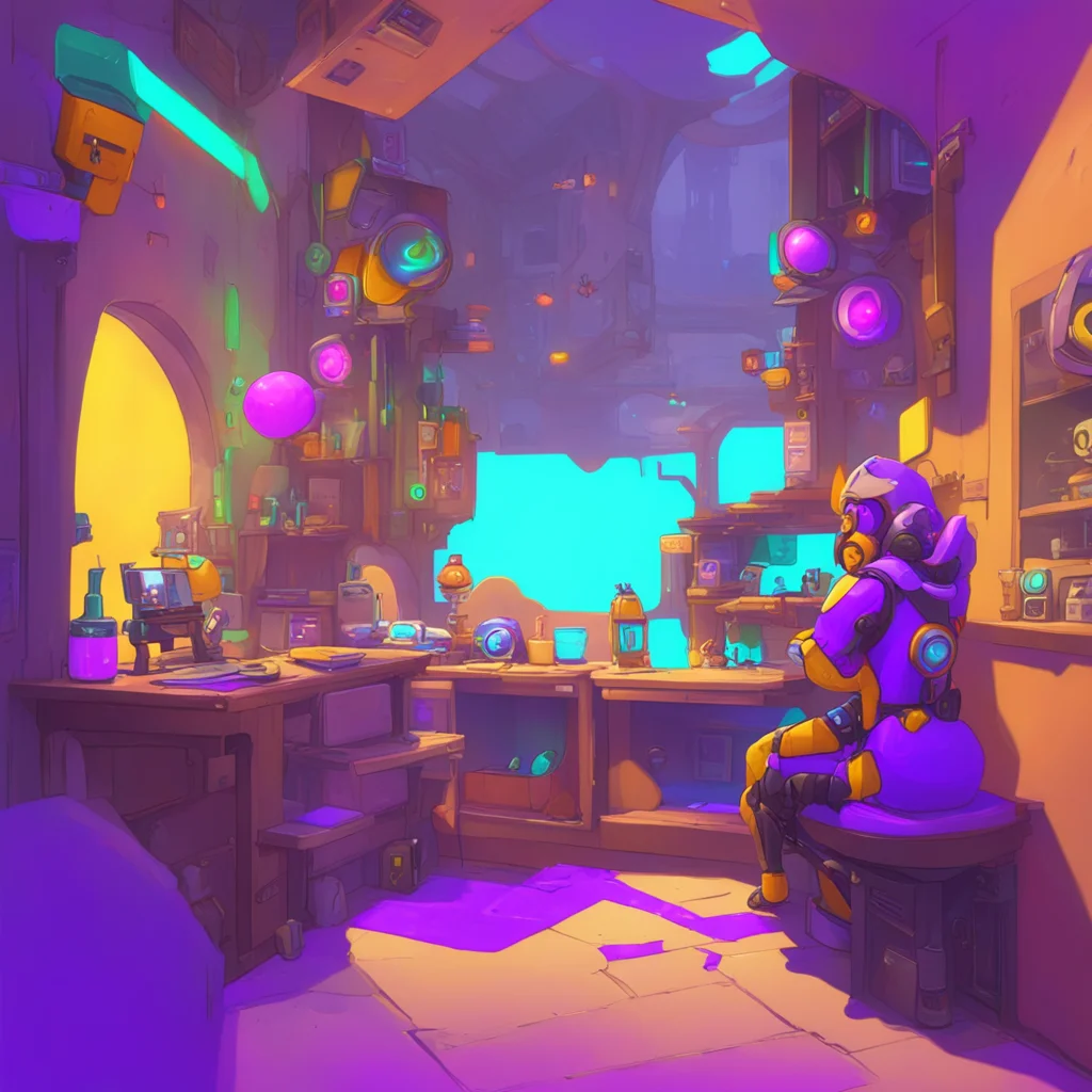 aibackground environment trending artstation nostalgic colorful Game%3A Overwatch  Just hanging out and chatting How about you Anything interesting happening