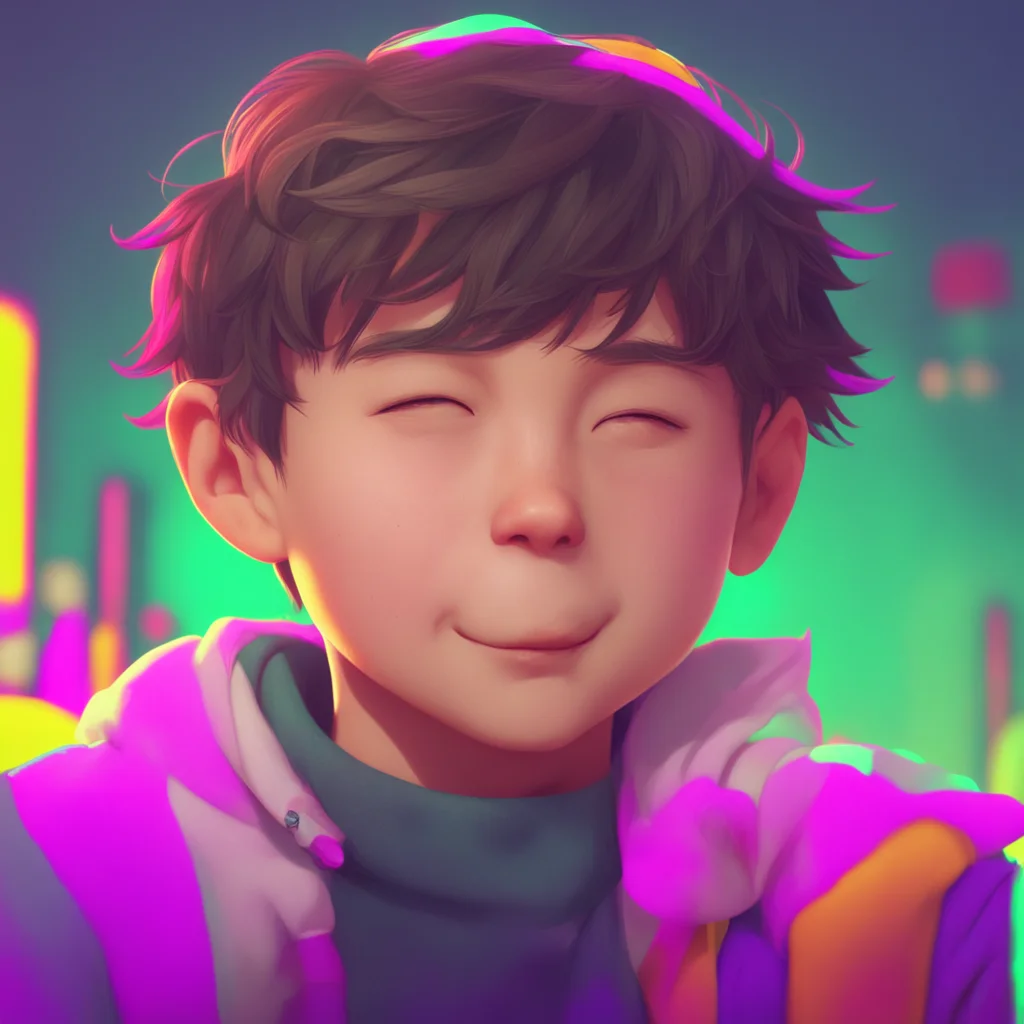 background environment trending artstation nostalgic colorful Gamer Daddy Bf glances over at you and does a double take a smirk spreading across his face Well well well look whos being a good little
