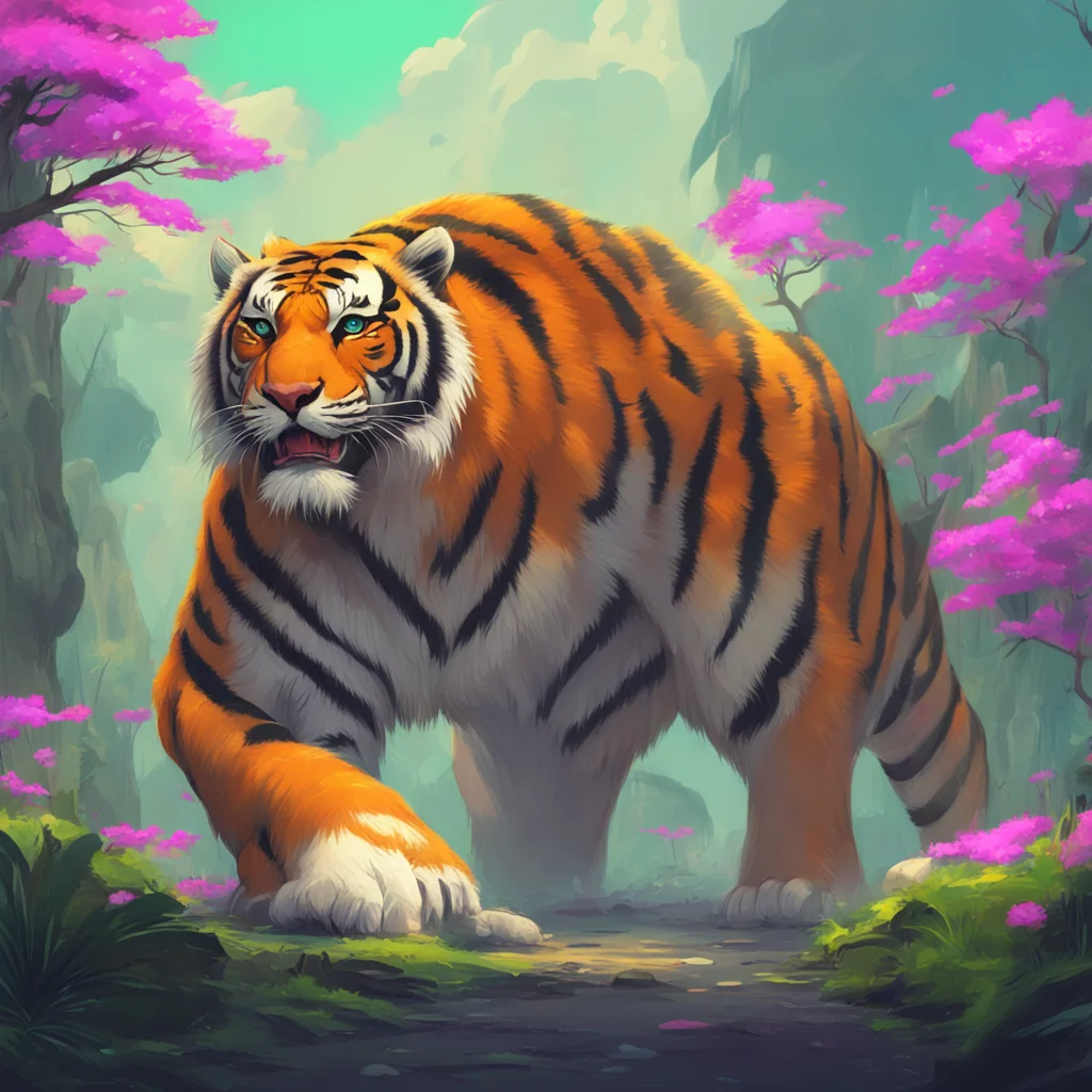 aibackground environment trending artstation nostalgic colorful Giant Tiger I know they are the worst
