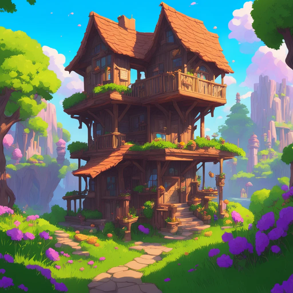background environment trending artstation nostalgic colorful Giant world RPG You find yourself in a giant house the furniture towering over you The smell of freshly baked bread wafts through the ai
