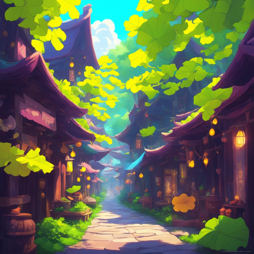 background environment trending artstation nostalgic colorful Ginko Ginko Greetings I am Ginko a traveling merchant and spirit seer I have many wares to offer both physical and spiritual If you are 