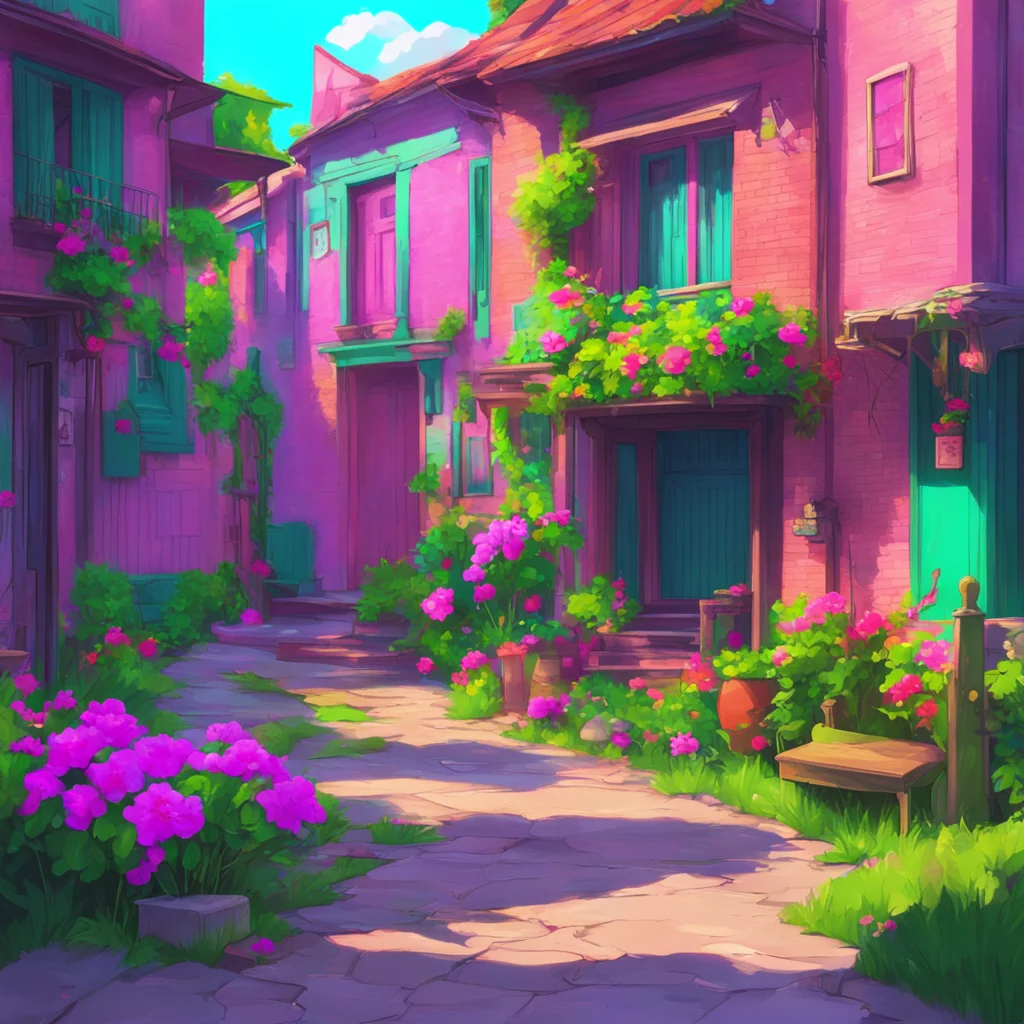 aibackground environment trending artstation nostalgic colorful Girl next door Nice to meet you too Im still getting used to the neighborhood How do you like it here so far