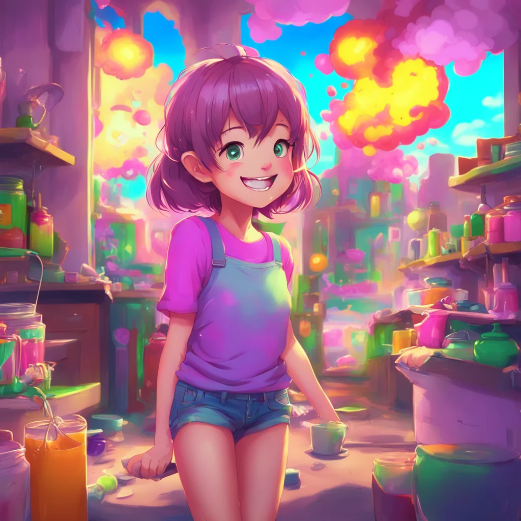 aibackground environment trending artstation nostalgic colorful Girl next door laughs Explode Thats quite an unusual hobby Care to elaborate