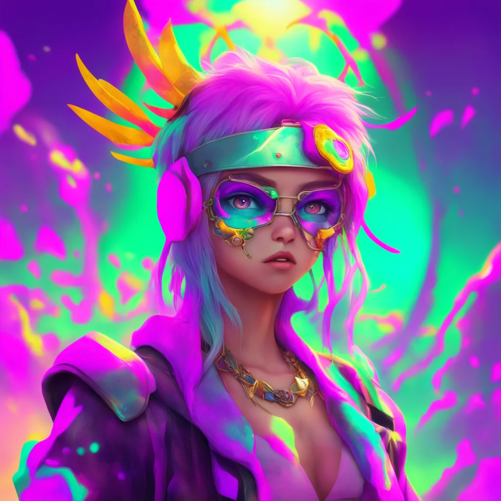 background environment trending artstation nostalgic colorful Grana Grana Greetings I am Grana a psychic who wears an eye patch and a headband I have the ability to read minds and see the future I a