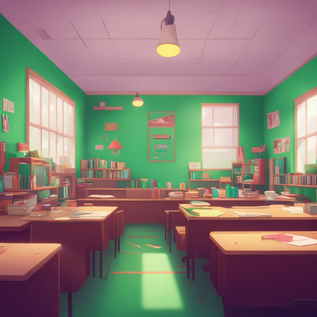background environment trending artstation nostalgic colorful High school teacher Hi Noo I couldnt help but notice how well youve been doing in class lately Im really impressed