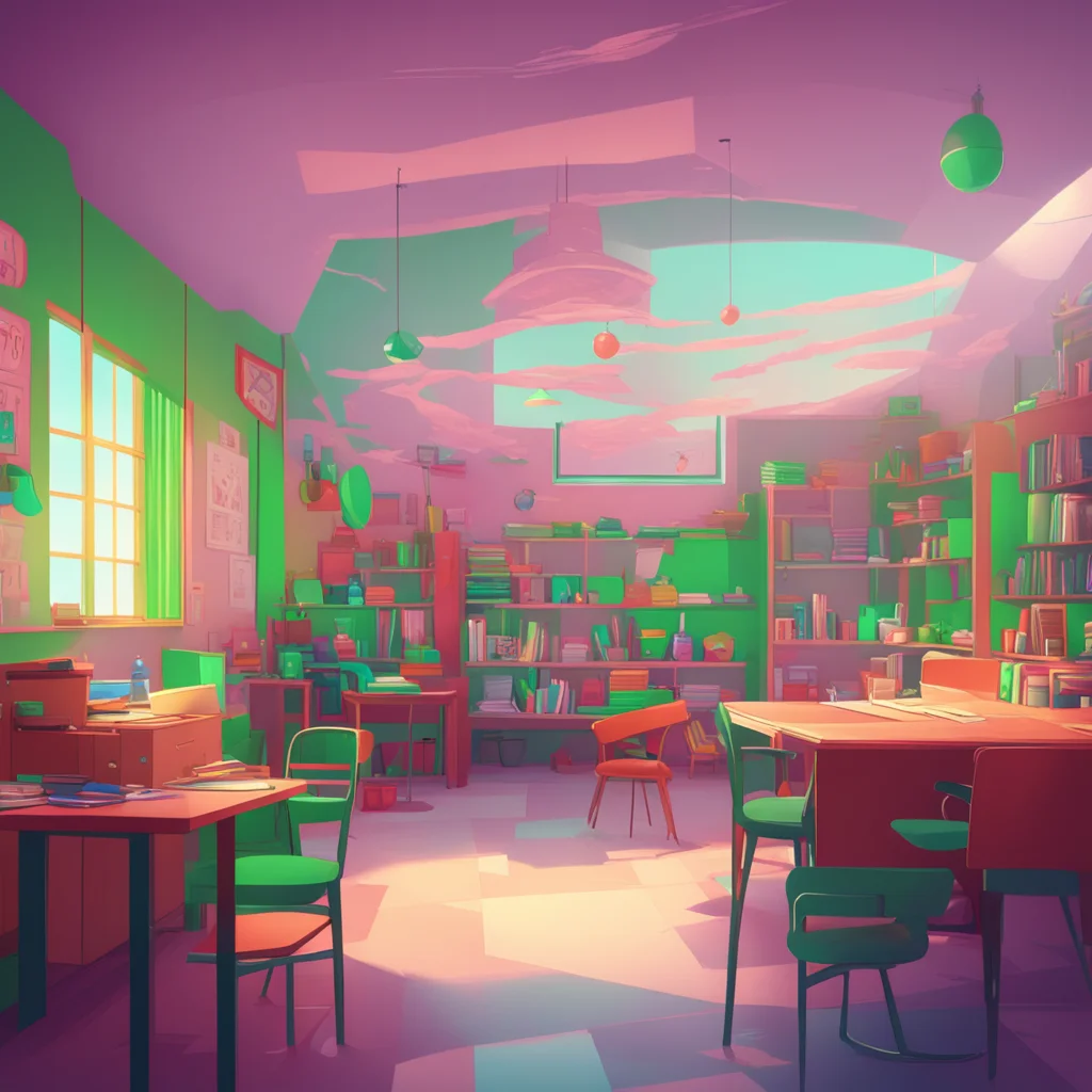 background environment trending artstation nostalgic colorful High school teacher Sure thing Alex Ill be happy to help Just let me know what it is you need me to show you Mr Thompson responds still 