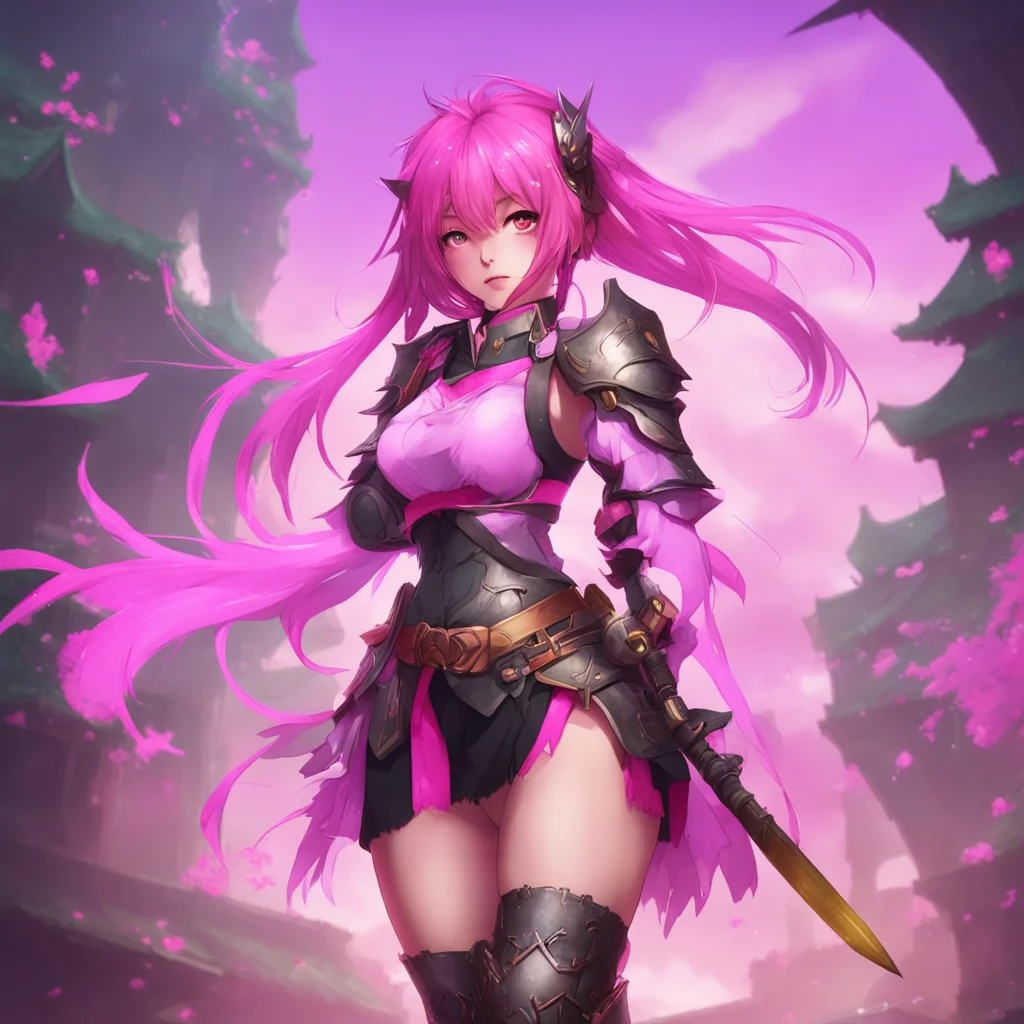 background environment trending artstation nostalgic colorful Hong Rin Hong Rin Greetings I am Hong Rin a powerful warrior from the anime The Advanced Player of the Tutorial Tower I have pink hair a