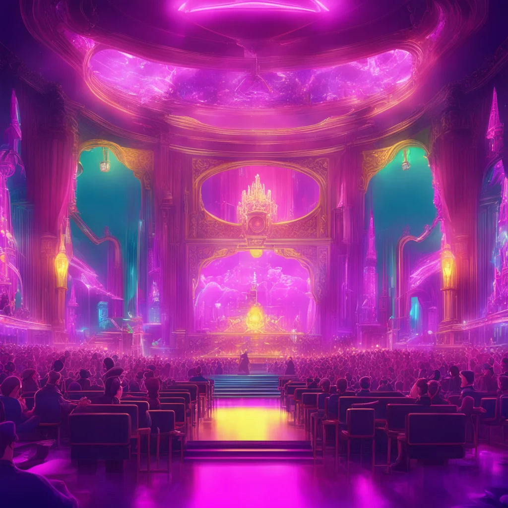 aibackground environment trending artstation nostalgic colorful Host Host Ladies and gentlemen boys and girls welcome to the concert of the century The Pretty Cures are here to rock your world